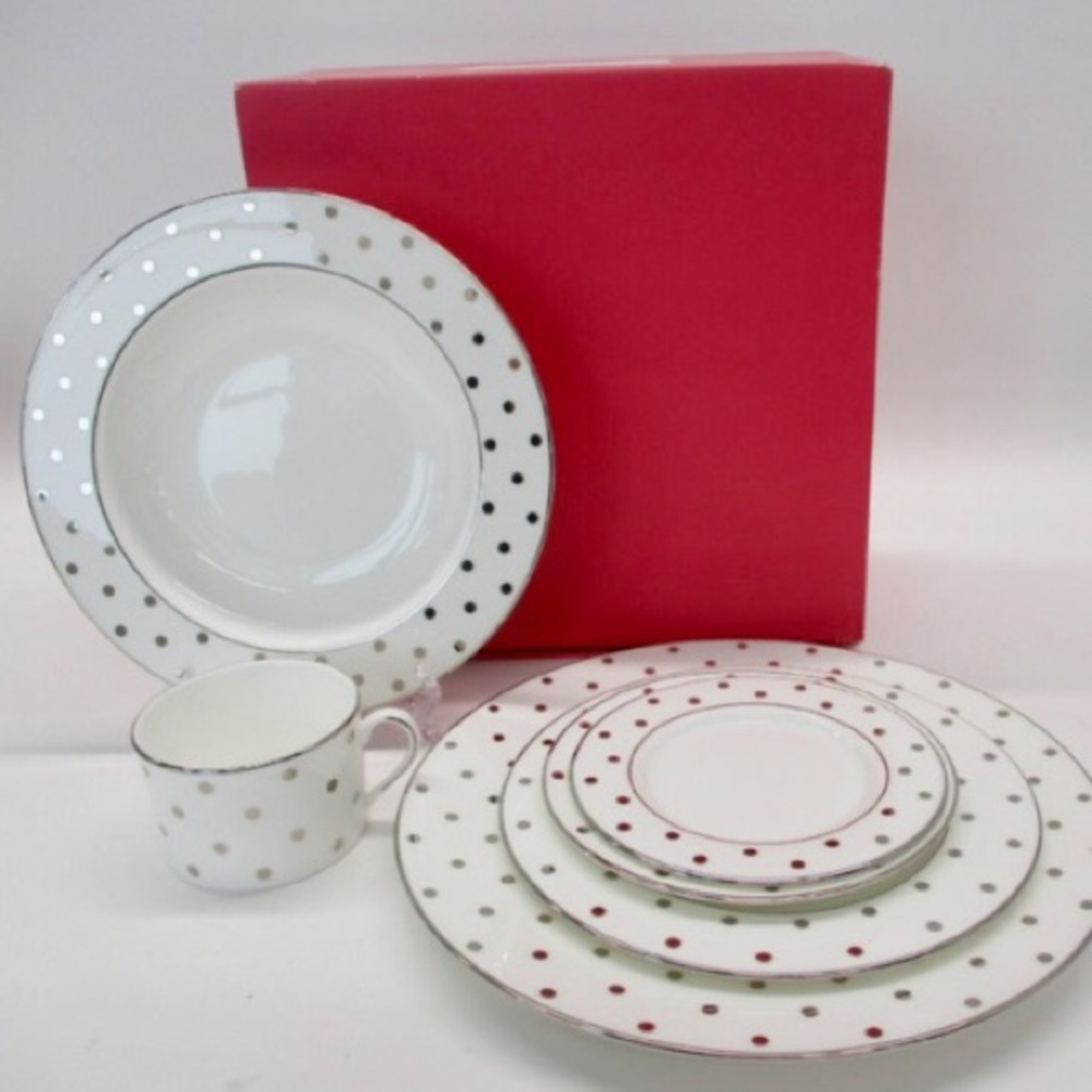 Kate Spade Larabee Road Platinum Dot Setting